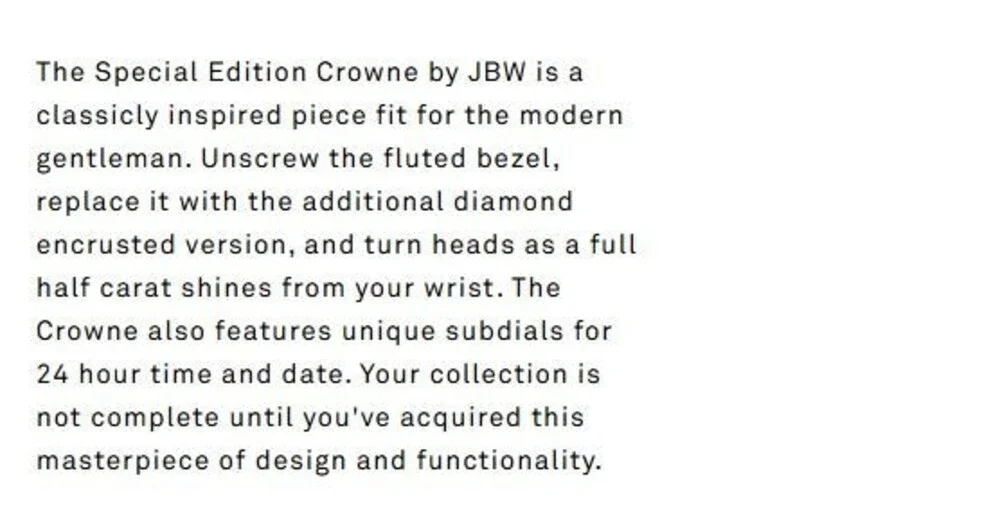 JBW 47mm Special Edition Diamond Black Crowne J6363D Mens Watch